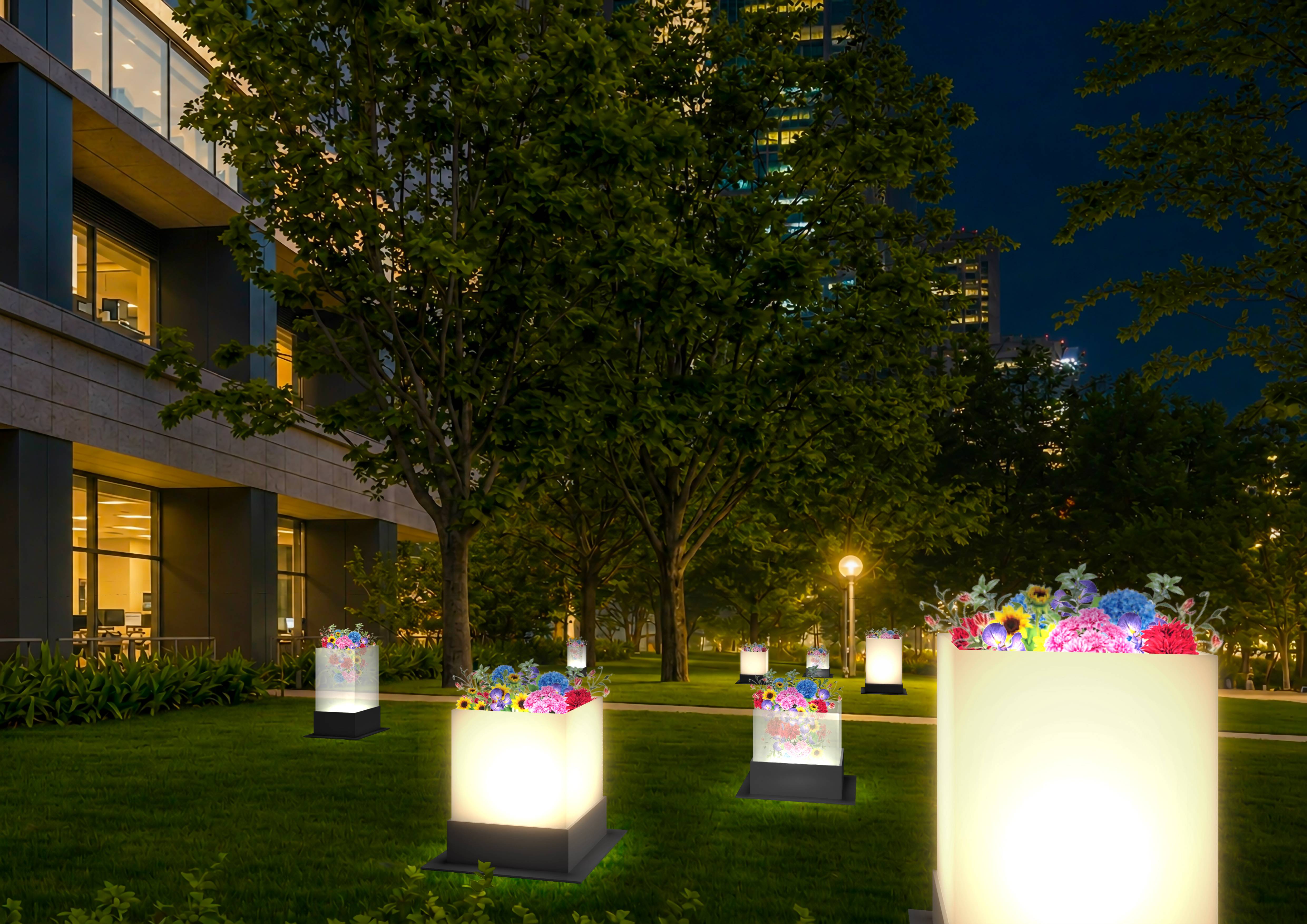 花で迎える大手町の新たな入り口 ～Flower Gate Avenue～